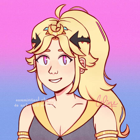 Svetlana, a Pokémon OC for a client on Facebook