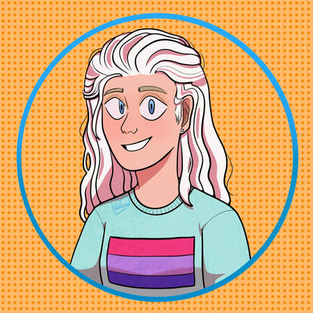 Anna - promo artwork for The Summer of Everything, the novel by Julian Winters - 2020